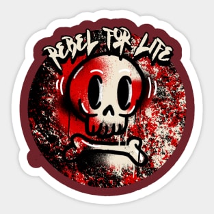 Rebel For Life Graphic Sticker